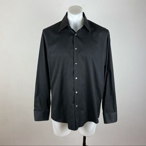 Hugo Boss Black-on-Black Shirt